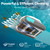 Pleco Pro Cordless Robotic Pool Cleaner, Smart Navigation, 210–240 Min Runtime, Wall Climbing & Waterline Cleaning, Up to 2691 Sq.Ft, Dual-Layer Filtration for Inground Pools(Obsidian White)