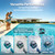 Cordless Robotic Pool Vacuum UBoter E10, Dual-Layer Filtration, Powerful Edge Corner Cleaning, 120–150 Mins Runtime, Auto Parking, No Debris Leakage, for Above Ground Flat Bottom Pools Up to 860 Sq.Ft