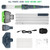 Rechargeable Pool & Spa Hot Tub Vacuum Cleaner - Dual Mode & Magnetic Drive System, 25µm Ultra Fine Mesh Filters for Hot Tub, Small Above Ground Pools - 70 Mins