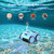 (2025 Upgrade) Pool Vacuum Cordless Robotic Pool Cleaner, 4-in-1 Floor/Wall/Waterline Cleaning/Smart Navigation, 180 Mins Runtime Pool Vacuum for Inground Pools Up to 2100 Sq.ft