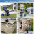 MUTAOMAY 3500PSI Gas Pressure Washer, 2.3GPM Gas Powered High Pressure Washer with 209CC Engine, 4 Adjustable Nozzles, 25 ft High Pressure Hose for Cleaning Walls, Terraces, Vehicles, Garden (Blue)