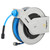 FIXFANS Pressure Washer Hose Reel with Hose, 1/4" × 100ft Retractable Power Washer Hose Reel, Heavy Duty Hose Reel Auto Rewind, Wall Mounted, 3600 PSI