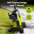 Yeryork Pressure Washer, 3500 PSI Power Washer with 4 Lockable Wheels, Steel Wand, 4 Quick Connect Nozzles, 500ml Foam Cannon, High Pressure Washer for Decks/Driveways/Cars Cleaning