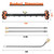 LTANLE 2-in-1 Can Move Horizontally Pressure Washer Undercarriage Cleaner Water Broom，23" Surface Cleaner Power Washer Attachment with 7 Nozzles 3 Extension Rods andSpare Wheel，4000 PSI