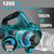 Leaf Blower Cordless, New Upgraded 1200W Brushless Motor Leaf Blower, 700CFM 200MPH with 3 Speed Modes, 160Mins Max Runtime, Handheld Electric Blower for Lawn Care, Yard, Dust & Snow (Blue)