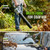 LUCKYTECH Leaf Blower Cordless, Brushless Handheld Leaf Blowers with 4.0Ah Batteries, 680CFM 180MPH with 5 Speeds, Lightweight Snow Blower Grass Blowers for Lawn Care, Patio, Yard, Garage