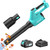 YARDCARE Electric Cordless Leaf Blower with Battery and Charger, 5-Speed + Turbo Mode, 4.0Ah Lightweight Battery Powered Powerful Blower for Blowing Leaves, Patio Cleaning, Blowers for Lawn Care