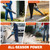 SENIX Leaf Blower Cordless, 40V Max Electric Leaf Blowers, Brushless, Handheld, Up to 700 CFM and 145 MPH, 2 Speed Mode, Cruise Control, Includes 2 x 4.0Ah Battery and Charger (BLAX2-M2)