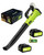 Cordless Leaf Blower - 2x5.2Ah Battery, 23500 RPM Max Power, 7-Speed Control, 2 Extended Tubes for Lawn Care, Patio Cleaning, Blowing Leaves and Dust