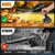 Cordless Leaf Blower, 600000 RPM Handheld Leaf Blowers with 2 X 4.0Ah Batteries & Charger, 650 CFM Small Turbo Jet Blower for Patio Cleaning, Lawn Care, Leaves, Dust, Snow