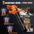17000 RPM Cordless Leaf Blower with DECERK 7.8AH Battery - 530CFM Powerful Brushless Motor for Lawn Care, 5-Speed Turbo Electric Blower for Dust, Wet-Leaves, Car, Gutters, Lightweight Garden Tool