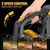 600 CFM Cordless Leaf Blower Compatible with DEWALT 20V MAX Battery (Tool Only), 150 MPH Ultra Lightweight Battery Powered Leaf Blowers, 3-Speed Turbo Handheld Blower for Lawn Yard Patio Driveway Snow