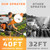 PROYAMA 51.7cc 3 in 1 Gas Powered Sprayer, 3.7 Gallon Backpack Turbo Pump Mist Duster Mosquito Fogger, Vibration-Damping Harness Leaf Blower with ‌Auto-Lock Handle for Garden Spraying