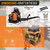 PROYAMA 72CC Gas Backpack Leaf Blower, 2-Cycle 880CFM 275MPH Gas Powered Engine, 2 in 1 Nozzle Low Vibration and Ergonomic Design with Cruise Control for Outdoor GardenYard Cleaning and Snow Removal