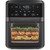 Chefman Air Fryer 6-in-1, XL 14-Quart Multifunctional Airfryer with Touchscreen Controls, Rotisserie, Food Dehydrator, Convection Oven, Bake, Broil, and Reheat Functions, Windowed Door – Black