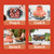 Ninja Crispi 4-in-1 Glass Air Fryer | 450°F | Non-Toxic | 4QT & 6-Cup Glass Containers w/Lids | Microwave, Freezer, Dishwasher Safe | Max Crisp, Air Fry, Bake, Recrisp | Orange Pepper | FN101OR