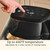 Cuisinart ClearView 4-Quart Air Fryer with Glass Basket and PFAS-Free Ceramic Nonstick Crisper Plate, 5 Cooking Functions, 2 Custom Presets, Adjustable Temperature up to 450°F, 3-Year Warranty, AFC-4