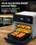 Nuwave 2026 Air Fryer Oven & Grill Comb, Plug-in Powered Grill Plate for True Char Flavor & Marks, 2-Layer Glass Door, Cooler Exterior, 150 Presets, Temp Probe, 500°F, Stainless Steel, 700/1500/1800W