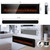 72" Electric Fireplace, Recessed & Wall Mounted Fireplace Heater 13 * 13 Colors Flame &Fuel Bed w/5 Dimmer, Touchscreen &Remote Control Temp