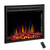 R.W.FLAME Electric Fireplace Insert, Realistic Log Recessed Electric Stove Heater, 4 Color Adjustable Flames, Timer