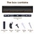 60 Inch Ultra-Narrow Bezel Electric Fireplace,Log & Crystal,Recessed/Wall Mounted,Dual Control,Remote & Touch