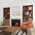 PuraFlame Klaus Electric Fireplace Insert with Fire Crackling Sound, Glass Door and Mesh Screen, 750/1500W, Black