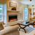 36" Width Electric Fireplace Inserts with Adjustable Flame Colors, Fireplace Heater with Touch Screen & Remote Control