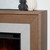 Real Flame Brooks 64” Grand Electric Fireplace with Mantel for Living Room or Bedroom, Replaceable Fireplace Insert Heater
