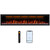 74'' Slim Electric Fireplace Inserts - WiFi-Enabled, Alexa & App Control, Recessed & Wall Mounted