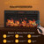 Jocoevol 70'' Fireplace TV Stand with 36‘’ Electric Fireplace, Tall Farmhouse TV Stand for 65/75 Inch TV  with 2 Drawers
