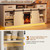 Jocoevol 70'' Fireplace TV Stand with 36‘’ Electric Fireplace, Tall Farmhouse TV Stand for 65/75 Inch TV  with 2 Drawers