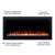 Real Flame Alcott 75” Smart Electric Fireplace with Mantel, App & Remote Control, Replaceable Fireplace Insert Heater
