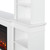 Real Flame Monte Vista Electric Media Fireplace, White,9900E-W