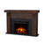 Real Flame Gunnison Grand 64” Electric Fireplace with Mantel for Living Room or Bedroom, Replaceable Fireplace Insert Heater