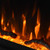 60 inch Electric Fireplace, 4.3" Ultra-Thin Electric Fireplace Inserts, Ultra-Narrow Frame, Wall Mounted and Recessed Fireplace