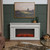 Real Flame Torrey 60” Electric Fireplace TV Stand for TVs up to 60 inches, Entertainment Center with Adjustable Shelves and Hidden Storage