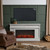 Real Flame Torrey 60” Electric Fireplace TV Stand for TVs up to 60 inches, Entertainment Center with Adjustable Shelves and Hidden Storage