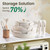 Chef Power Ceramic Cookware Set Non Toxic with Detachable Handles