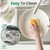 Chef Power Ceramic Cookware Set Non Toxic with Detachable Handles