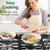 Chef Power Ceramic Cookware Set Non Toxic with Detachable Handles