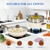 HealSmart 17Pcs Ceramic Cookware Set