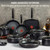 T-Fal Ultimate Hard Anodized Nonstick Pots and Pans Set 17 Piece