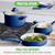 16 Piece Nonstick Cookware Set, Soft Grip Non-Toxic PFAS-Free Ceramic Pots & Pans