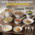 24Pcs Pots and Pans Set Non Stick,Ceramic Cookware Set