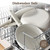 SENSARTE Ceramic Pots and Pans Set Nonstick, 20Pcs Ceramic Cookware Set Non Stick, Non-toxic Healthy Kitchen Cooking Set, Induction Compatible, Dishwasher Safe, PFAS/PTFE/PFOA Free, White