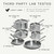 Made In Cookware - 10 Piece Stainless Steel Pot and Pan Set