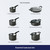 Tramontina Ceramic Non Stick 11-Piece Nesting Pots and Pans Set with Lids