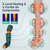 3-in-1 Foot Calf & Thigh Massager with Heat and Compression Therapy, Leg Massage Boots for Pain Relief