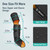 3-in-1 Foot Calf & Thigh Massager with Heat and Compression Therapy, Leg Massage Boots for Pain Relief