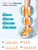 Leg Massager with Heat and Compression Helpful for Vericose Veins, Fatigue, Cramps, Swelling, Edema